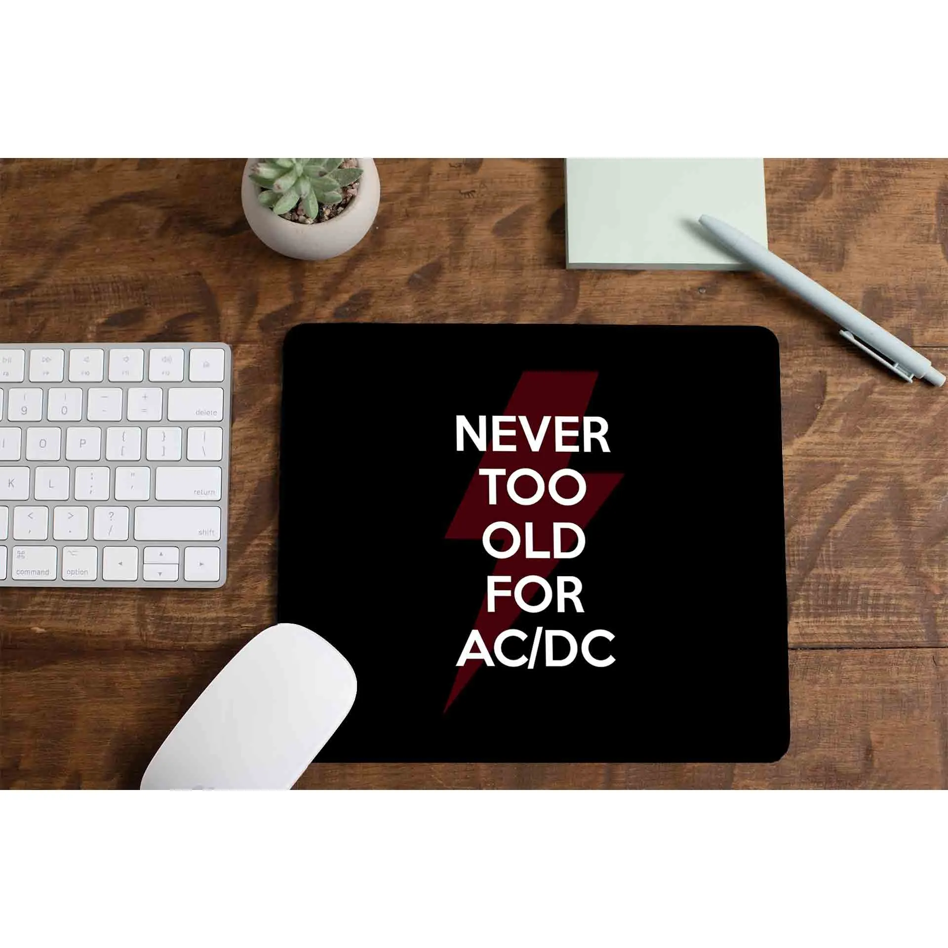 Mousepad - Never Too Old For AC/DC