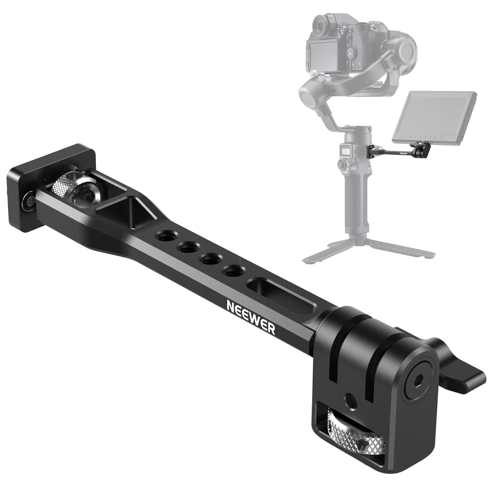 NEEWER GA005 Adjustable Field Monitor Mount for Gimbal Stabilizer