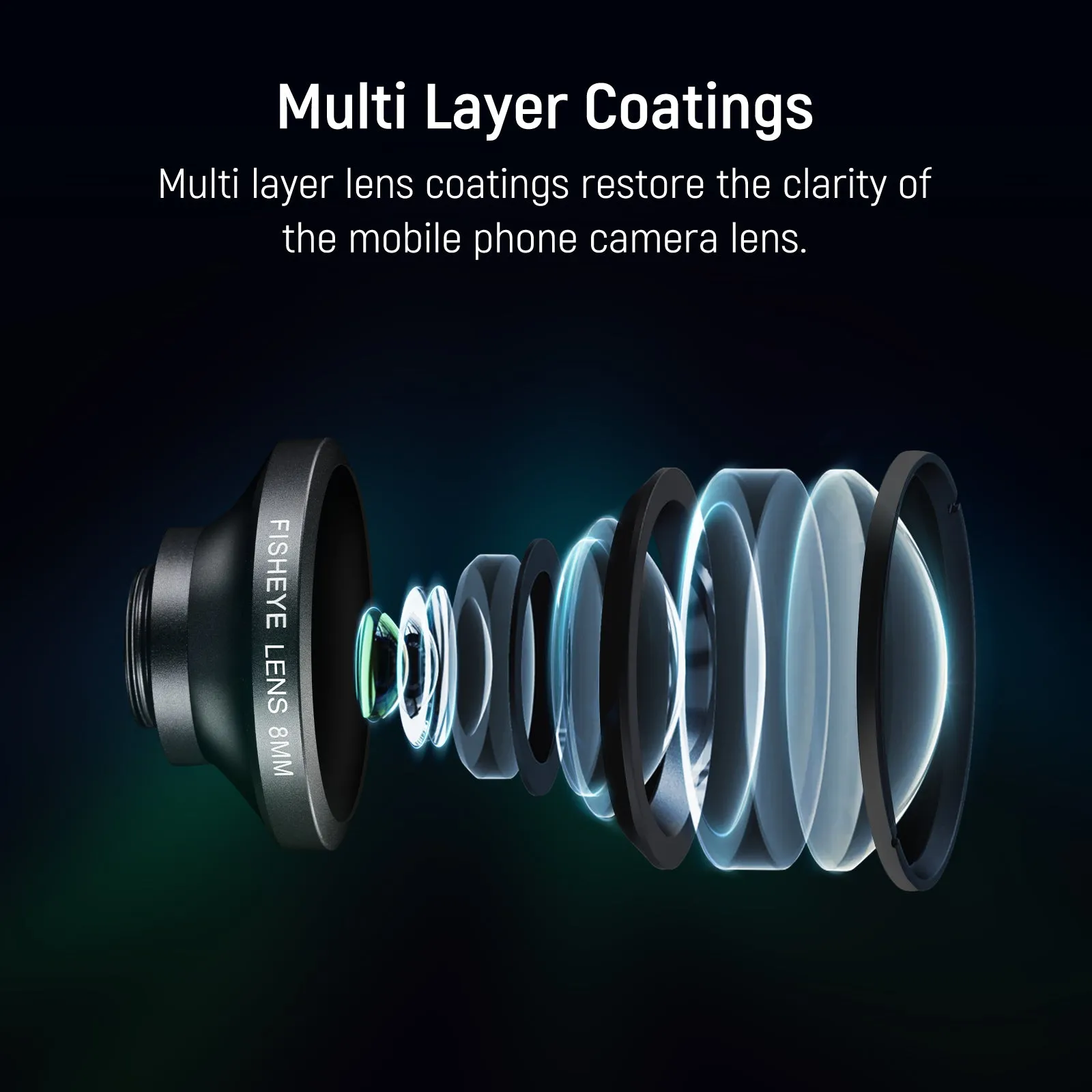 NEEWER LS-29 8mm HD Fisheye Phone Lens For Smartphone