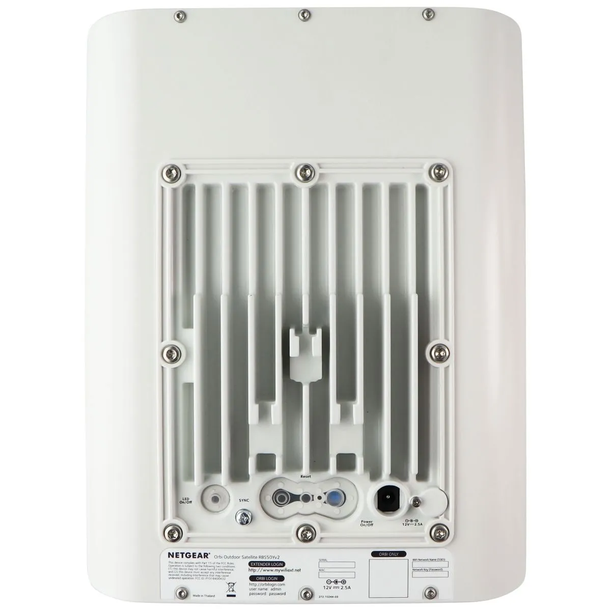 NETGEAR Orbi Outdoor Satellite WiFi Extender (RBS50Y)