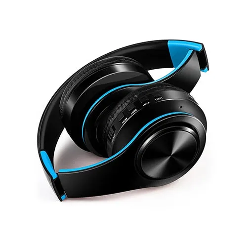 New Upgrade Wireless Earphone Bluetooth Stereo Headset Foldable Headphone With Microphone Mobile Phone