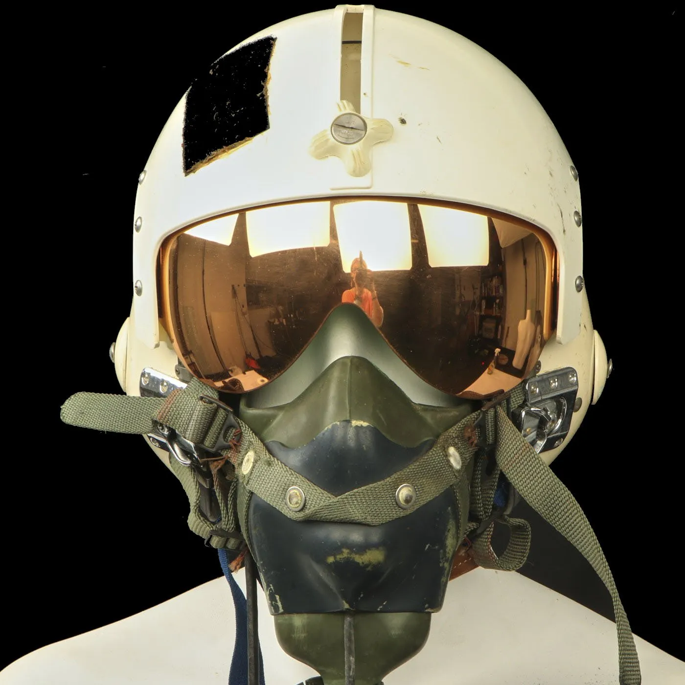 Original U.S. Vietnam War APH-6A Flight Helmet with Oxygen Mask