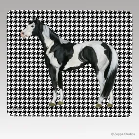 Paint Horse Houndstooth Mouse Pads