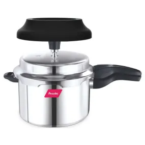 Preethi Pressure Cooker Outer Lid Stainless Steel 5 Litres With Spill Splash Shield