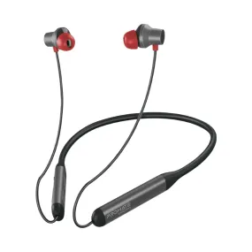 Promate Velcon Wireless Neckband in Ear Earphones, Hd Active Noise Cancelling Bluetooth Earphones with Anti-Slip Neckband, Lightweight Design, Ipx4 Sweat-Resistance and 35H Long Playtime