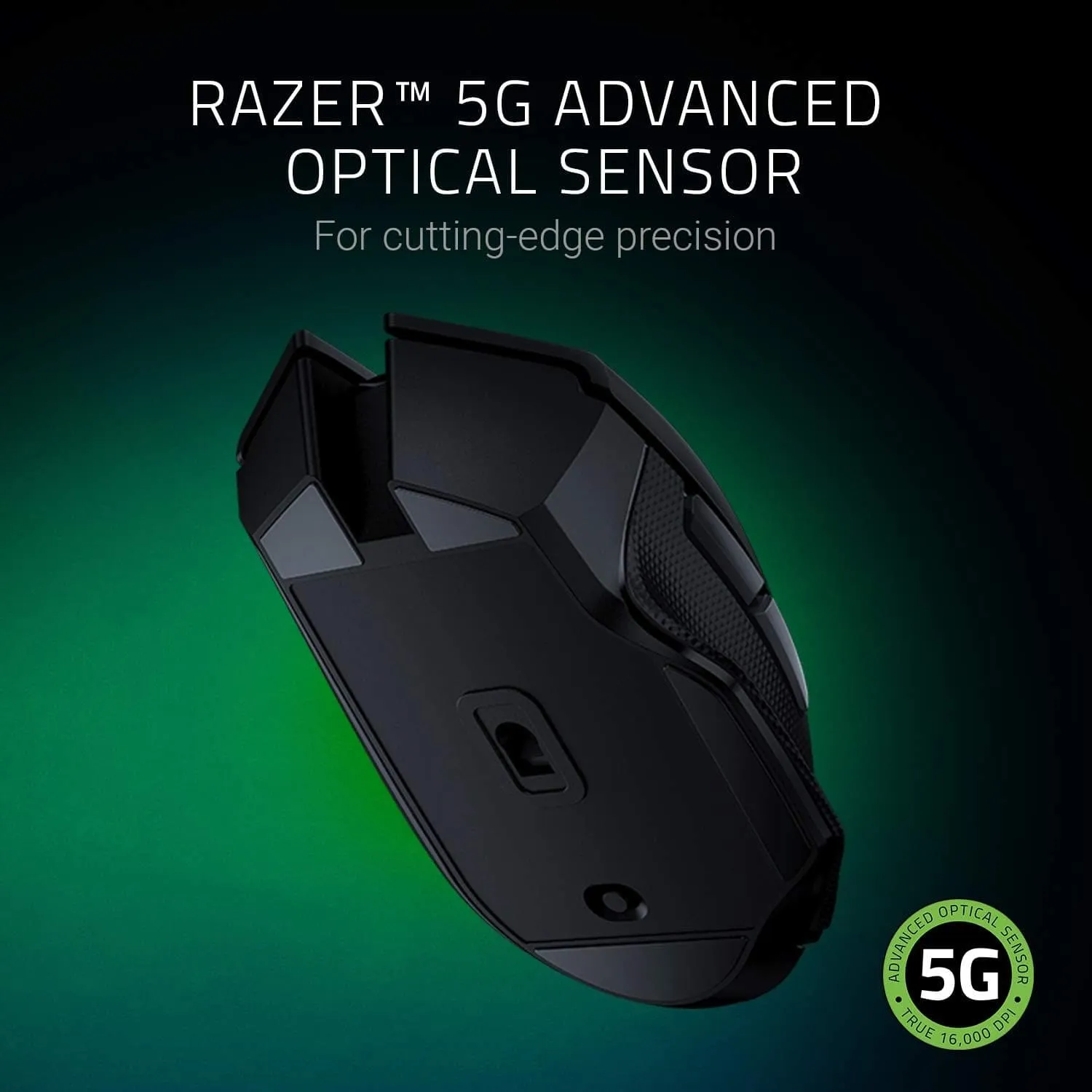 Razer Basilisk X Hyperspeed - Wireless Gaming Mouse (Hyperspeed Technology, Advanced 5G Optical Sensor and 6 Configurable Buttons, Mechanical Mouse Switches, Ultra-Long Battery Life) Black