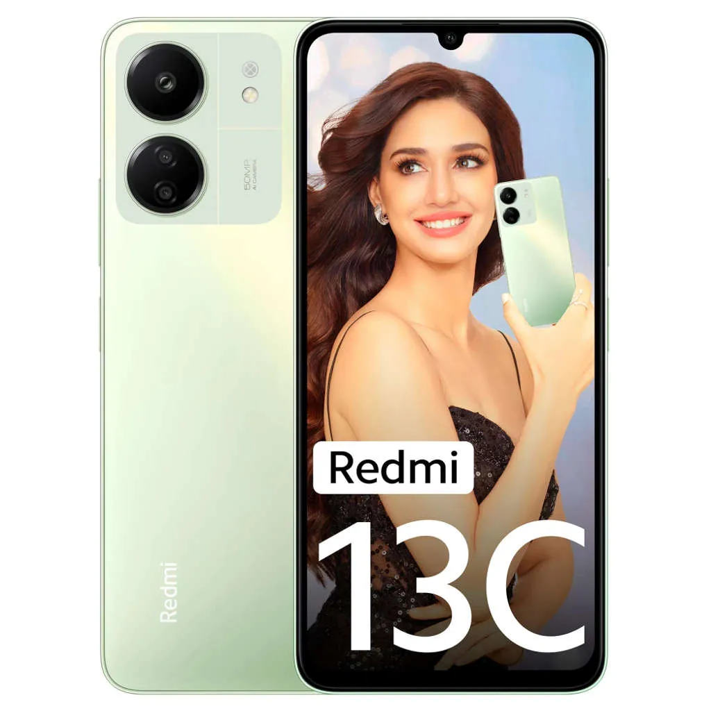 Redmi 13C Smartphone 4GB RAM 128GB Storage Starshine Green