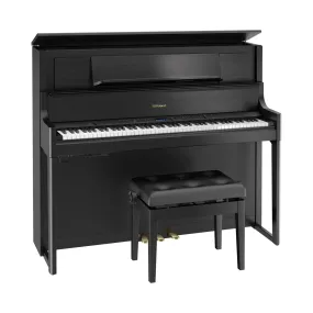 Roland LX708 Digital Upright Piano 88-Key - Charcoal Black