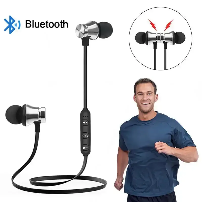 S8 Bluetooth Magnet Neckband Wireless Sports Earphone Headphones Headset Differeent Color For IPhone Samsung Huawei Xiaomi