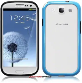 Samsung Galaxy S3 Bumper Case Blue/Black