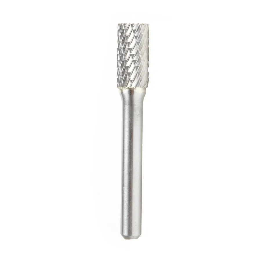 SB Burrs Cylindrical with End Double Cut Burr Bit | 3⁄8 Dia x 3⁄4 x 1⁄4 Shank | BURS-084 | 738685084441