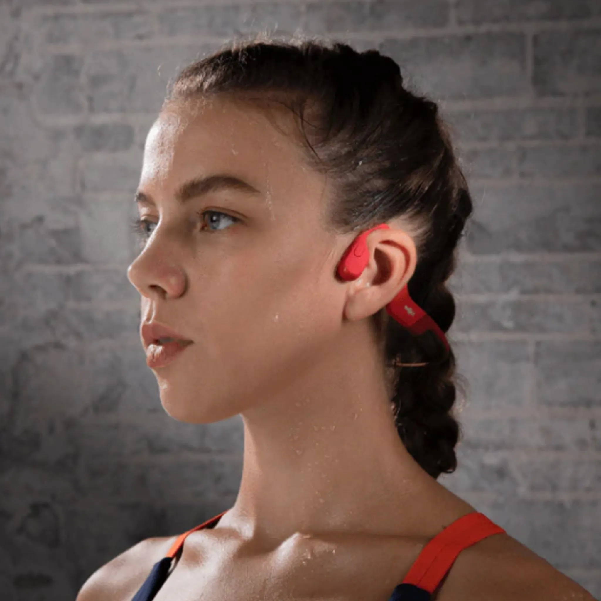 Shokz OPENRUN Open Ear Bone Conduction Bluetooth Headphones