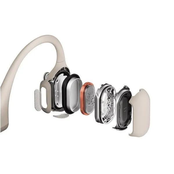 Shokz OpenRun Pro Headphones Open Ear Bone Conduction Wireless Headsets Beige