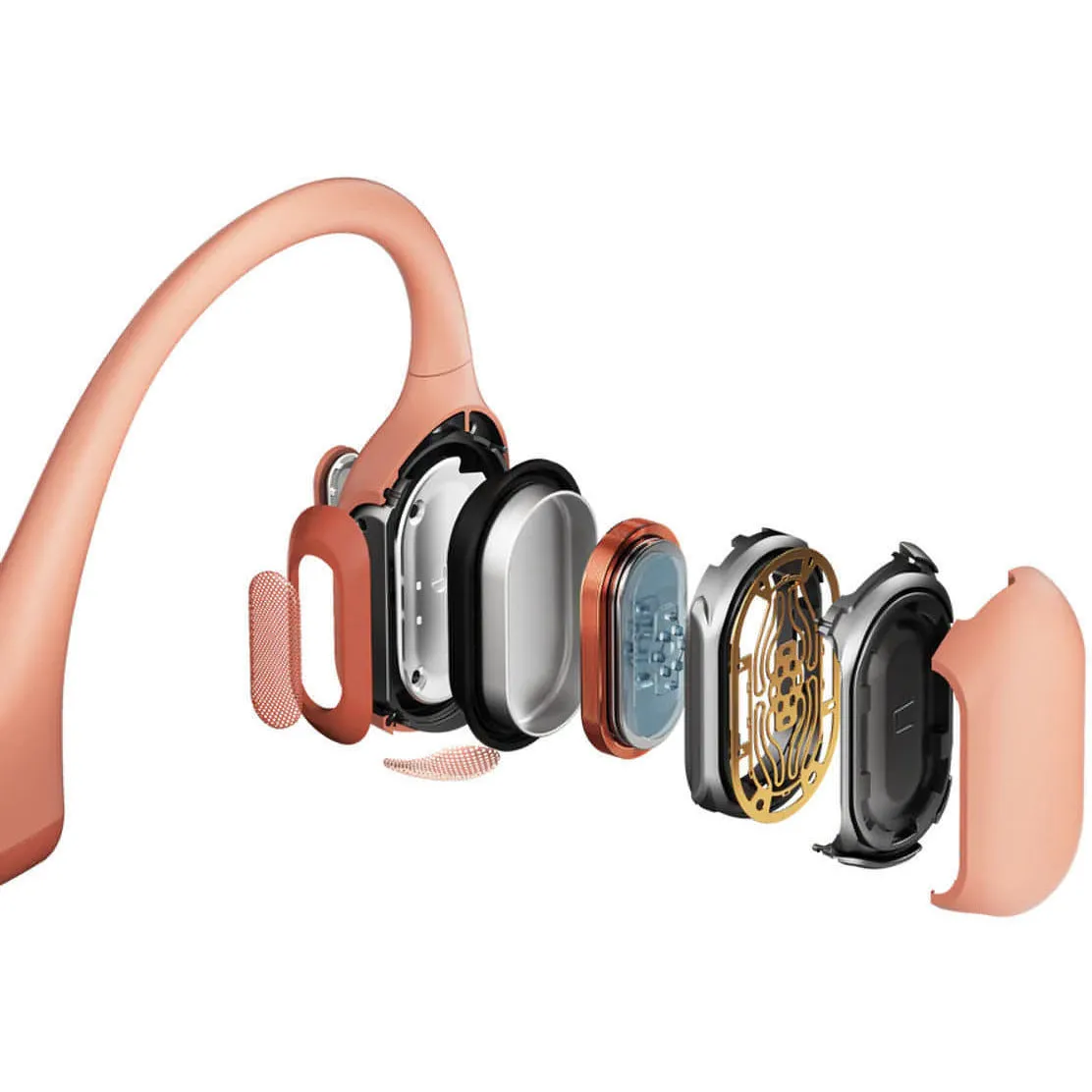 Shokz OpenRun Pro Wireless Bone Conduction Running Headphones - Pink