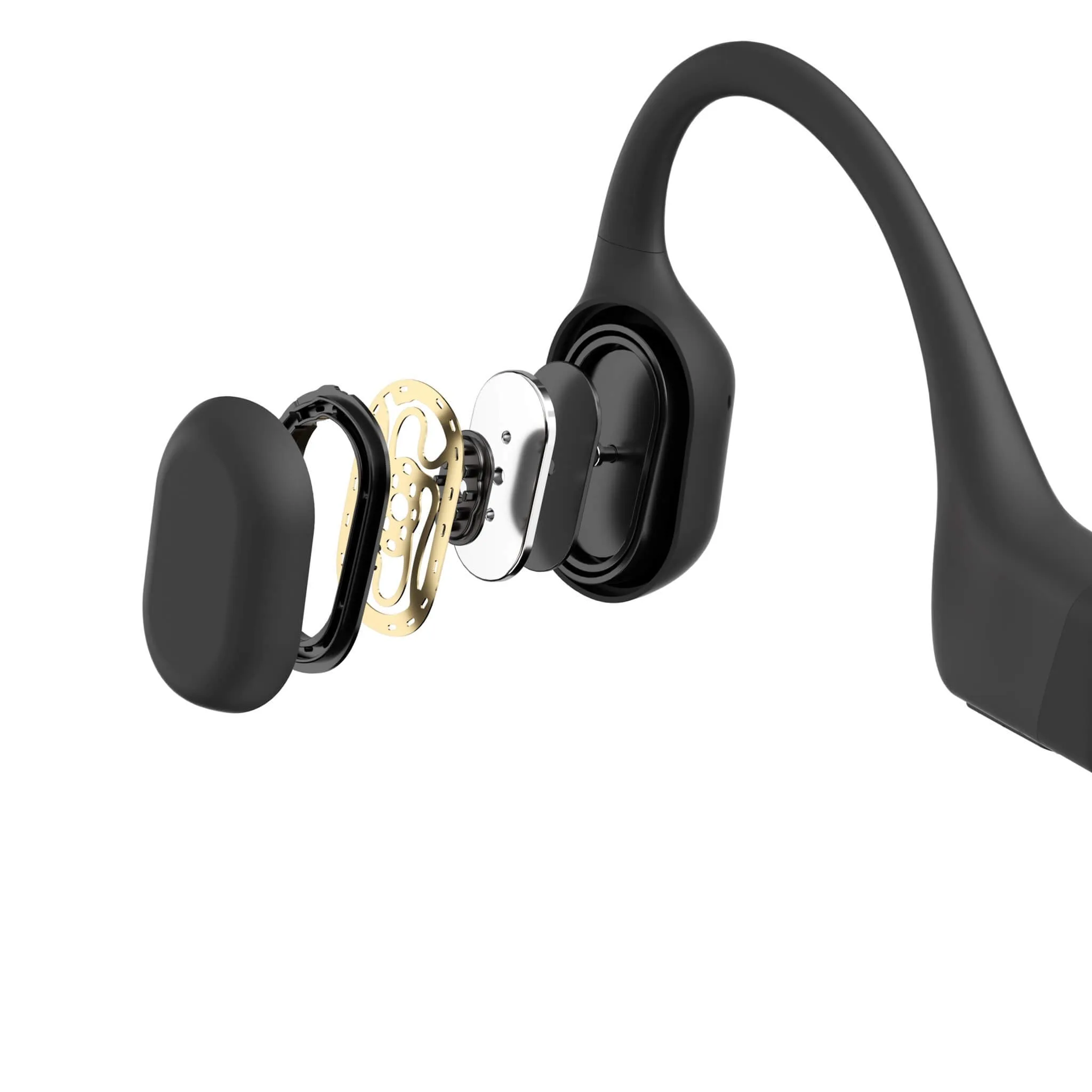 Shokz | Unisex OpenRun Wireless Bone Conduction Headphones - Black