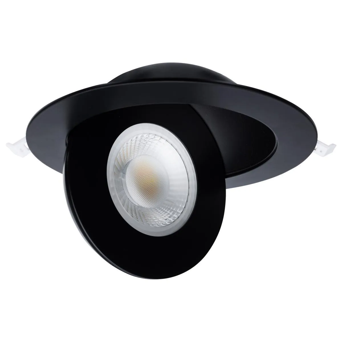 Starfish 6" Black Gimbal Smart LED Recessed Light, 1200lm, Color and Tunable White, 120-277V