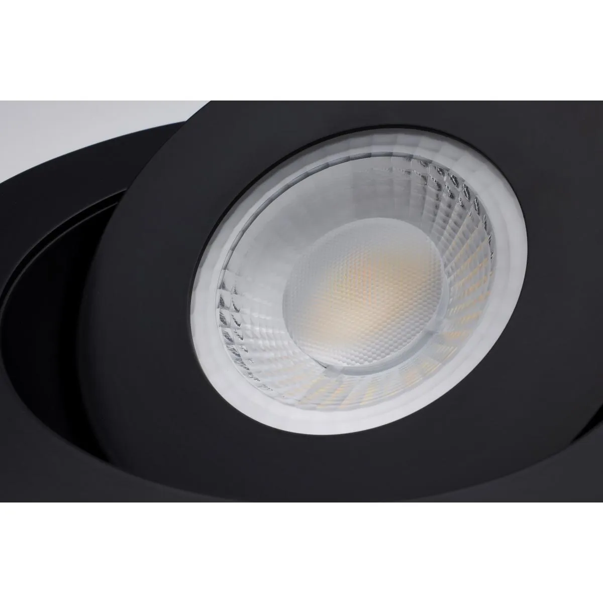 Starfish 6" Black Gimbal Smart LED Recessed Light, 1200lm, Color and Tunable White, 120-277V