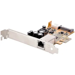 Startech.Com 1 Port 2.5Gbps Poe Network Card, Pcie Ethernet Card W/Rj45 Port, 30W 802.3At Poe Nic For Desktops/Servers,