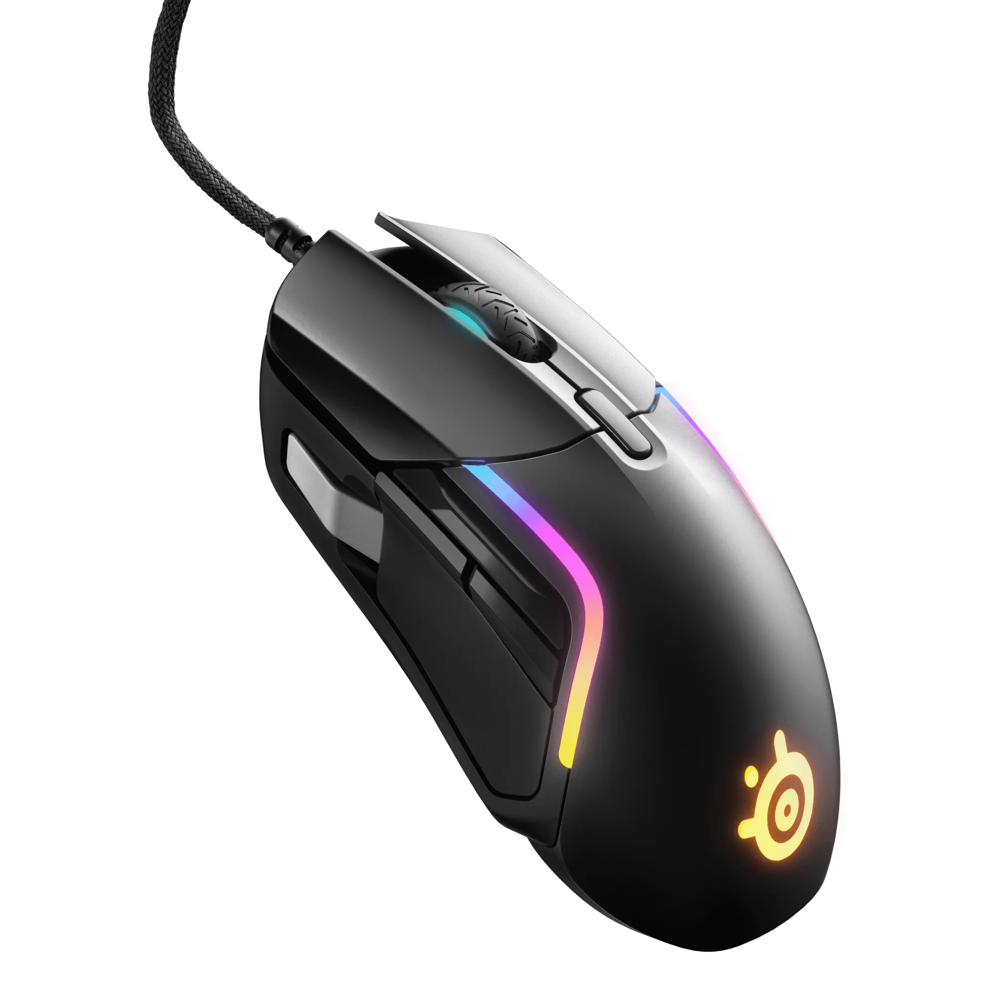 SteelSeries Rival 5 Precision Wired Gaming Mouse Black RGB