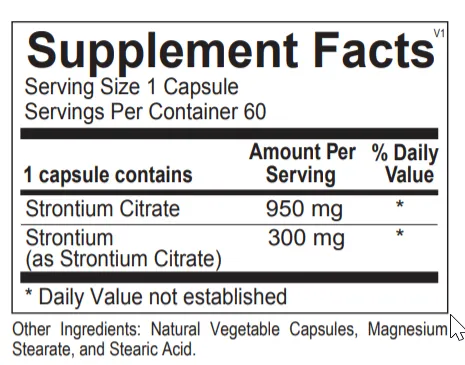 Strontium 60 Capsules