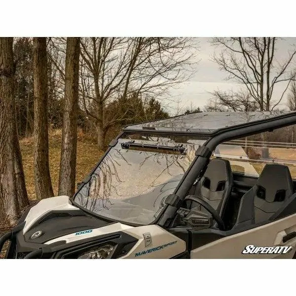 SuperATV Can Am Commander Scratch Resistant Vented Full Windshield