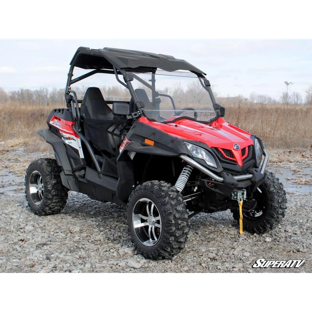 SuperATV CFMOTO ZForce 500 Scratch-Resistant Full Windshield