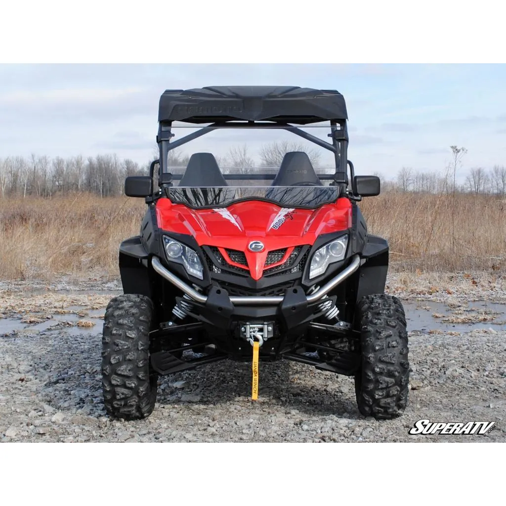 SuperATV CFMOTO ZForce 500 Scratch-Resistant Full Windshield