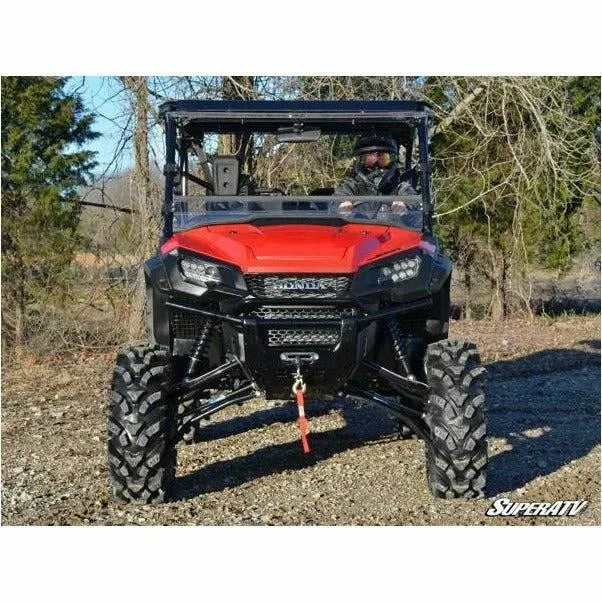 SuperATV Honda Pioneer 1000 Scratch Resistant Flip Windshield