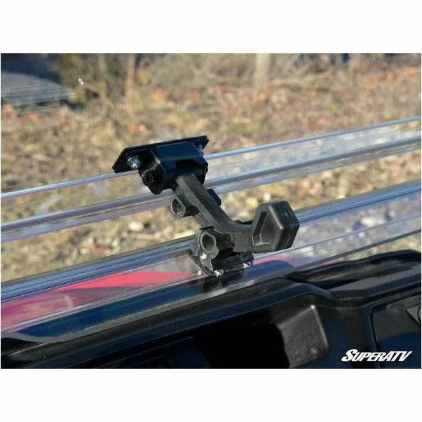 SuperATV Honda Pioneer 1000 Scratch Resistant Flip Windshield