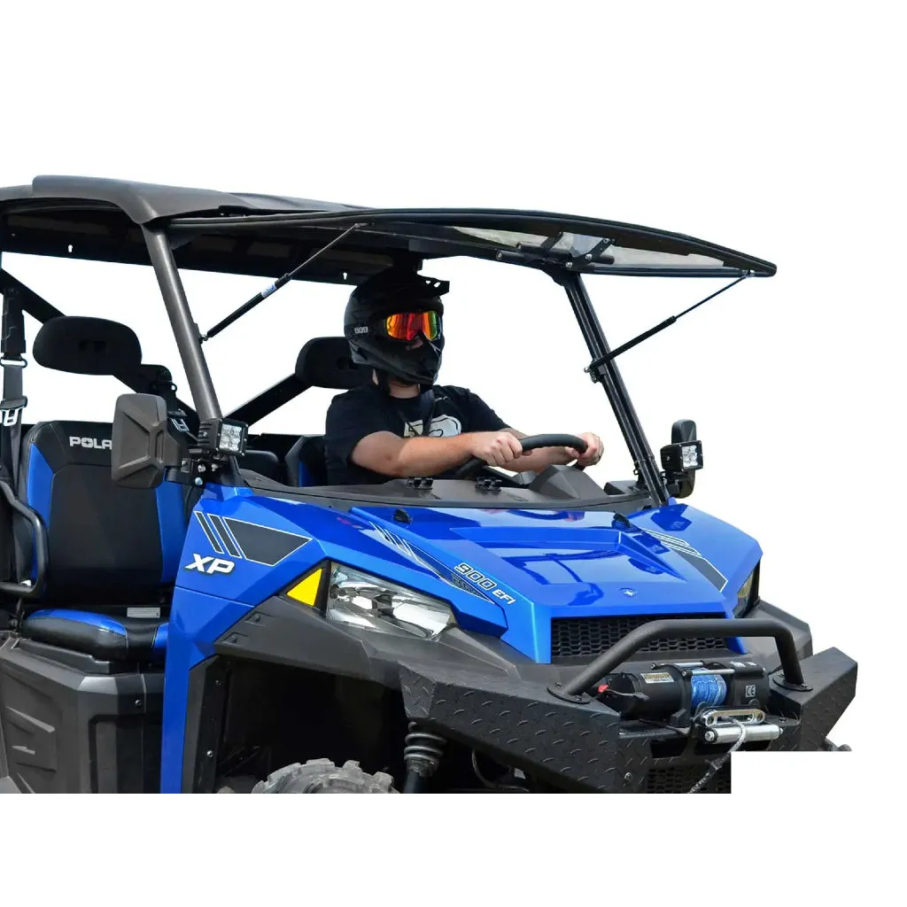 SuperATV Polaris Ranger 570 Scratch Resistant Flip Windshield