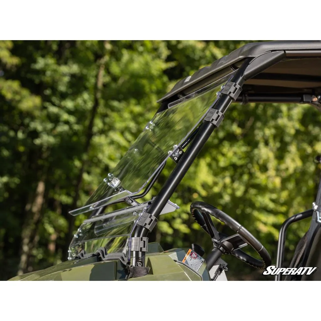 SuperATV Polaris Ranger 800 Scratch Resistant Flip Windshield