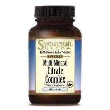 SWANSON Citrate - Multi Mineral Citrate x 60 capsules