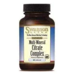 SWANSON Citrate - Multi Mineral Citrate x 60 capsules