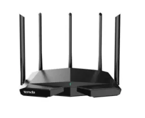 Tenda Tx27 Pro Wireless Router Gigabit Ethernet Tri-Band (2.4 Ghz / 5 Ghz / 6 Ghz) Black