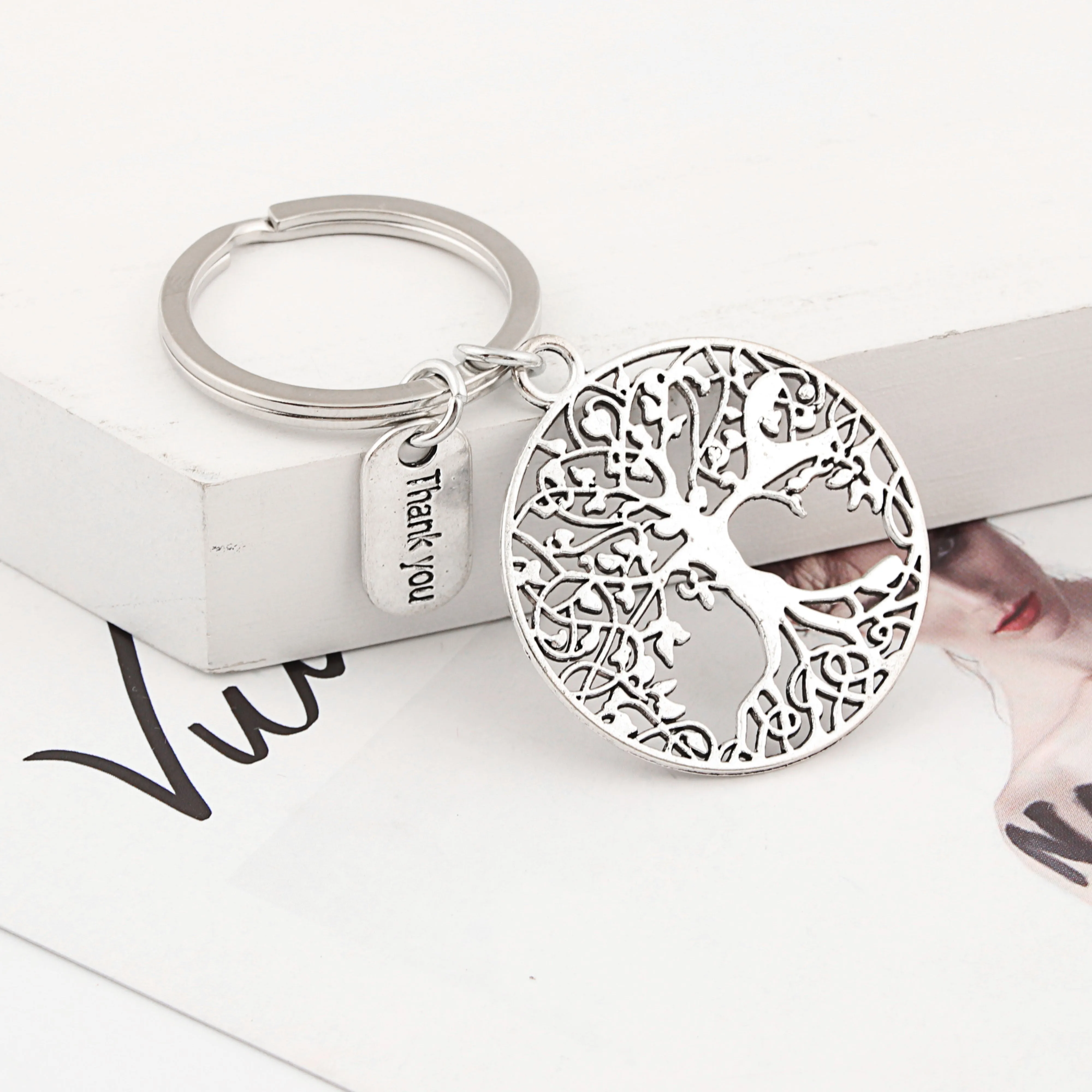 Tree of Life Hollow Metal Keychain Perfect gift for anyone