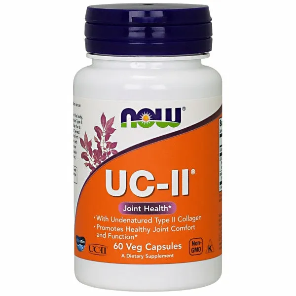 UC-II Type II Collagen 60 Vcaps By Now Foods