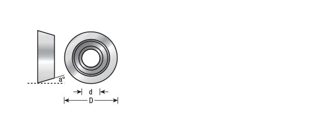 Ultra-Glide High PRFM Ball Bearing Guide | 15⁄16 Overall Dia x 1⁄4 Inner Dia x 21°Taper | 47765 | 738685477656