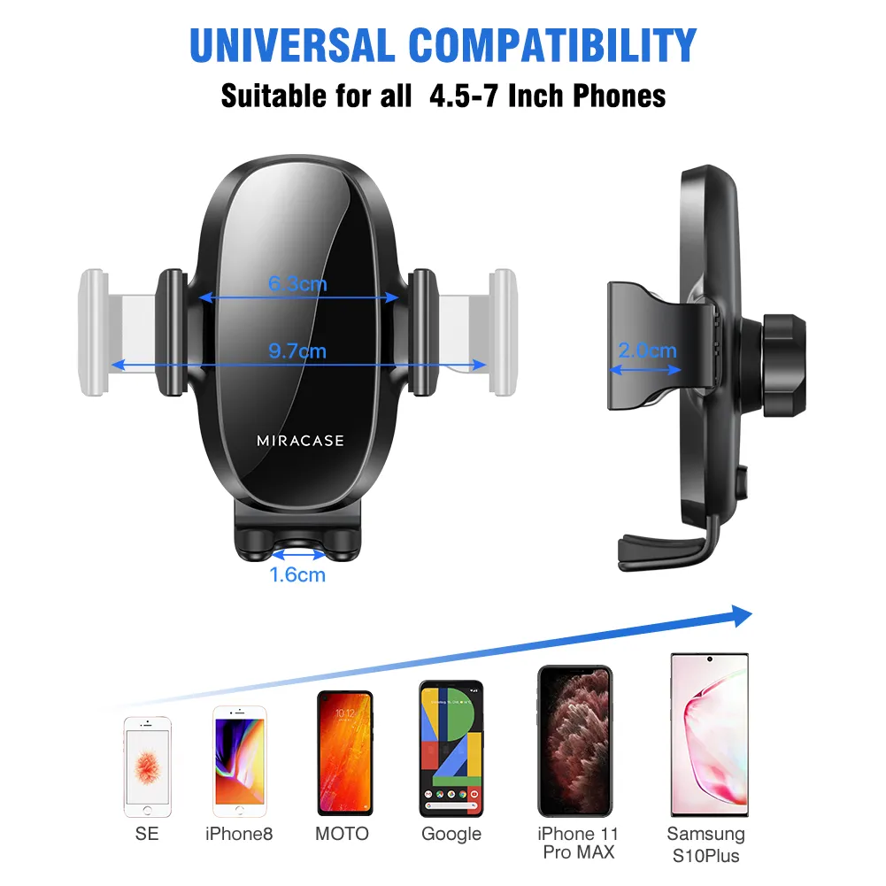 Upgraded Car Phone Holder, Universal Car Air Vent  Phone Mount