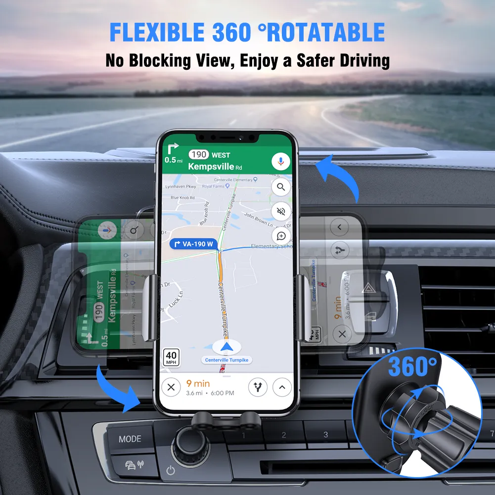 Upgraded Car Phone Holder, Universal Car Air Vent  Phone Mount