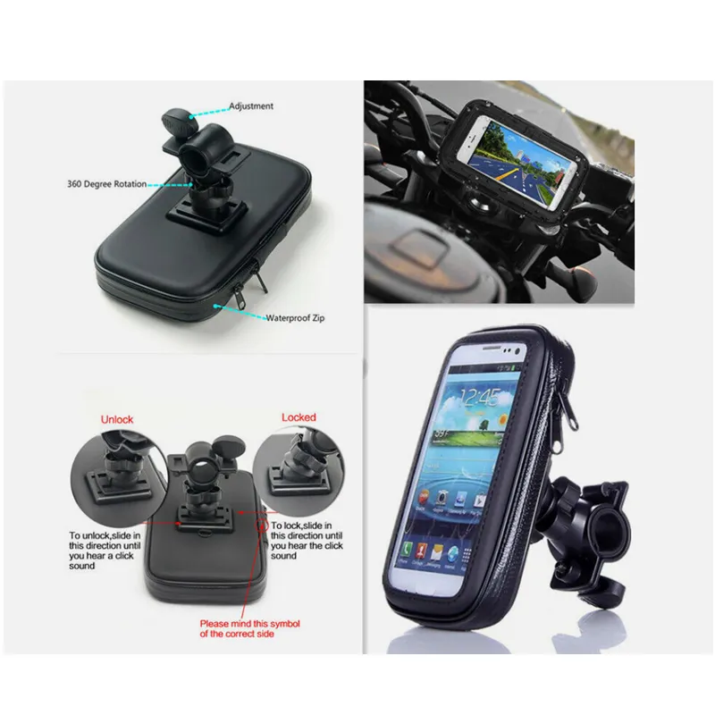 Waterproof Universal Motorcycle Phone Holder Vs42