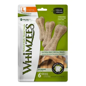 WHIMZEES Ricebone Dental Dog Treats Large 9pk