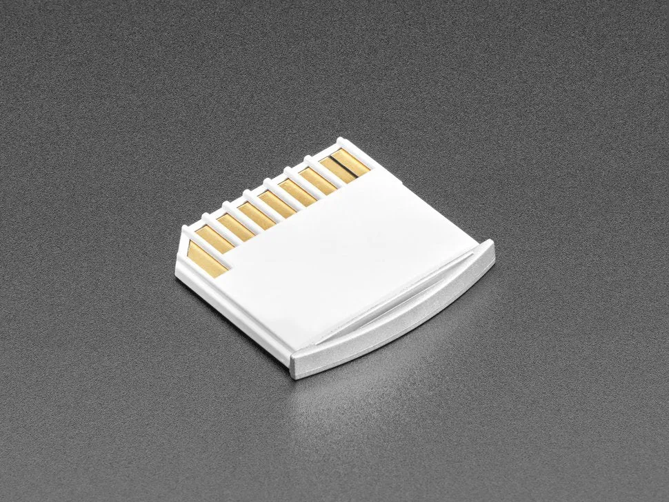 White Shortening microSD to SD Card Adapter