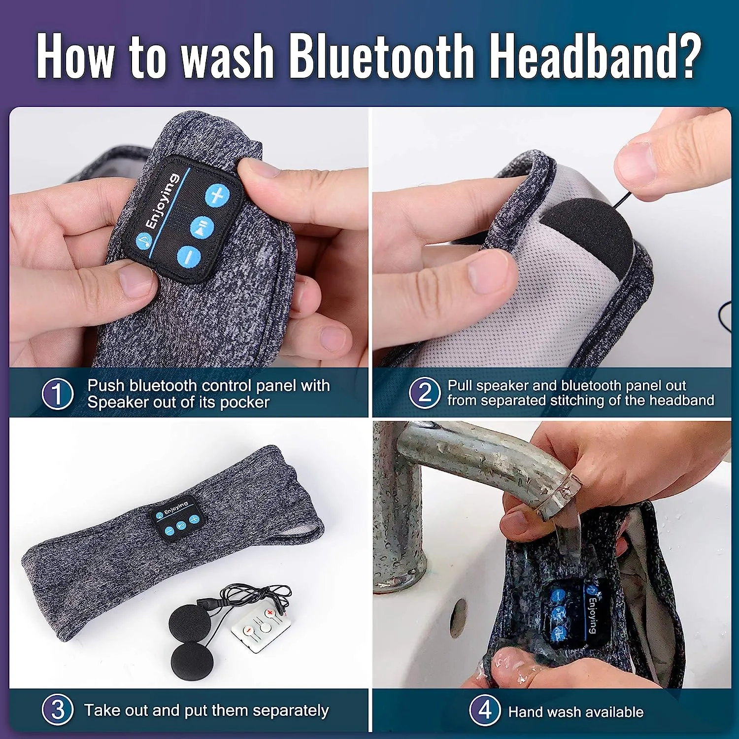 Wireless Bluetooth Head Scarf