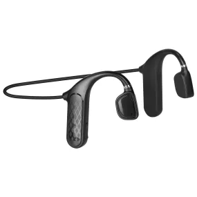 Wireless V5.1 Bone Conduction Earphones - Open-Ear Headsets with Mic - Sport Music Earphone - Business Driving