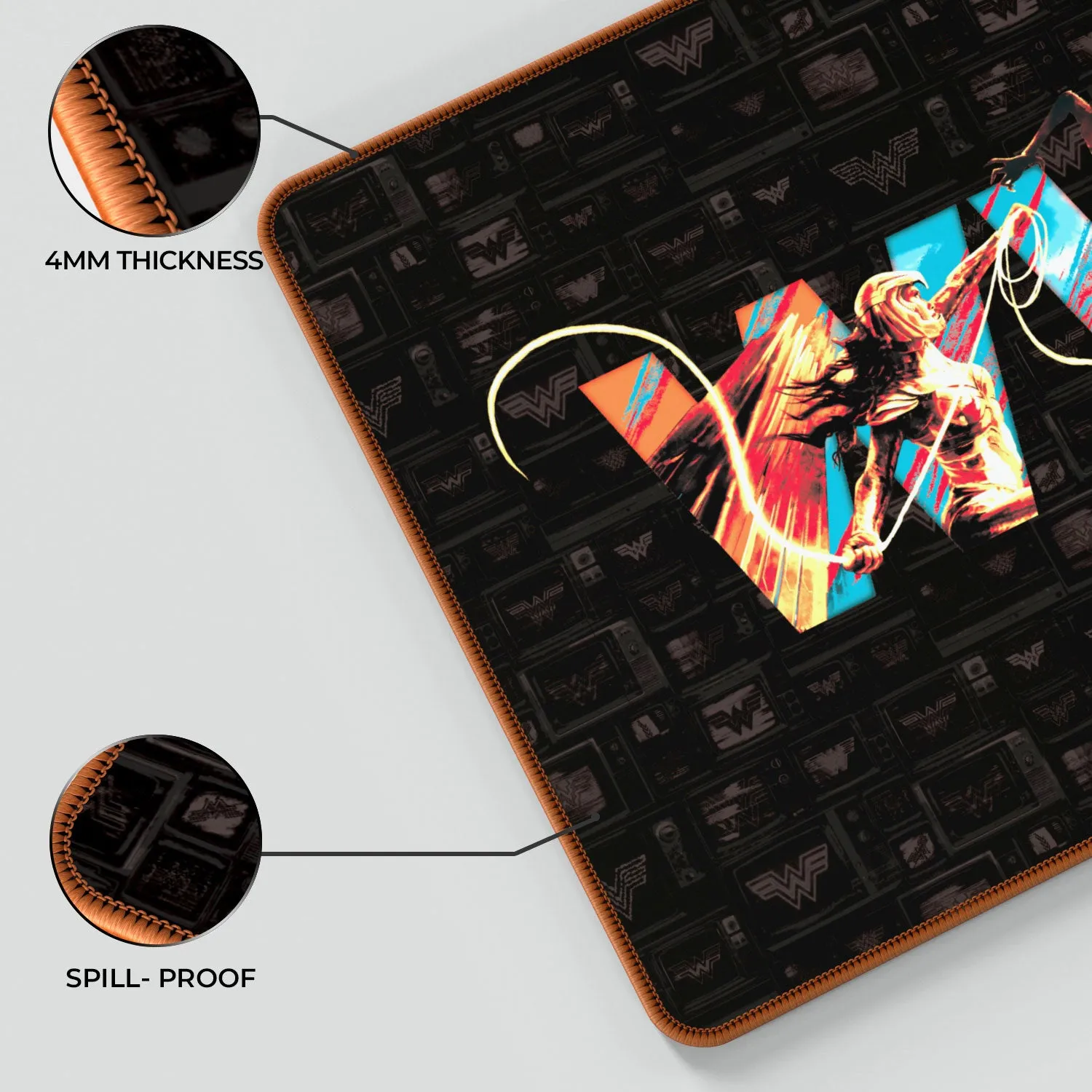 Wonder Woman Vs. Cheetah Gaming Mouse Pad