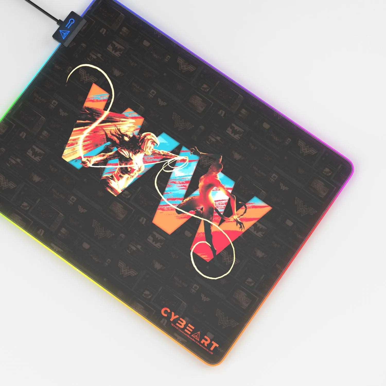 Wonder Woman Vs. Cheetah Gaming Mouse Pad