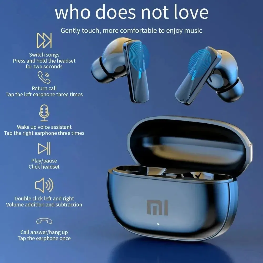 Xiaomi Mate 50 TWS Wireless Bluetooth Headset Touch Control Mic Earbuds Wireless Headphones Noise Cancelling In-Ear Handsfree